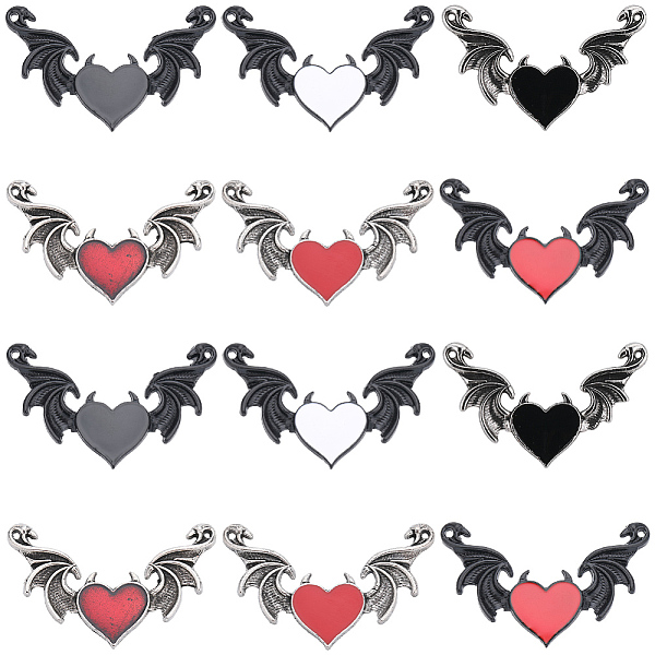 PandaHall SUNNYCLUE 1 Box 12Pcs Bat Charms Gothic Style Halloween Bat Wing Charm Black White Red Heart Charms Devil Wings Links Double Loop..., Multicolor
PandaHall SUNNYCLUE 1 Box 12Pcs Bat Charms Gothic Style Halloween Bat Wing Charm Black White Red Heart Charms Devil Wings Links Double Loop..., Multicolor