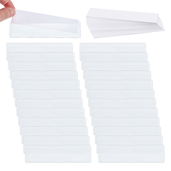 PandaHall PVC Self-Adhesive Label Holder Pockets, Index Card Pockets, Adhesive Business Card Holders, with Paper Card, for Organizing and..., White
PandaHall PVC Self-Adhesive Label Holder Pockets, Index Card Pockets, Adhesive Business Card Holders, with Paper Card, for Organizing and..., White