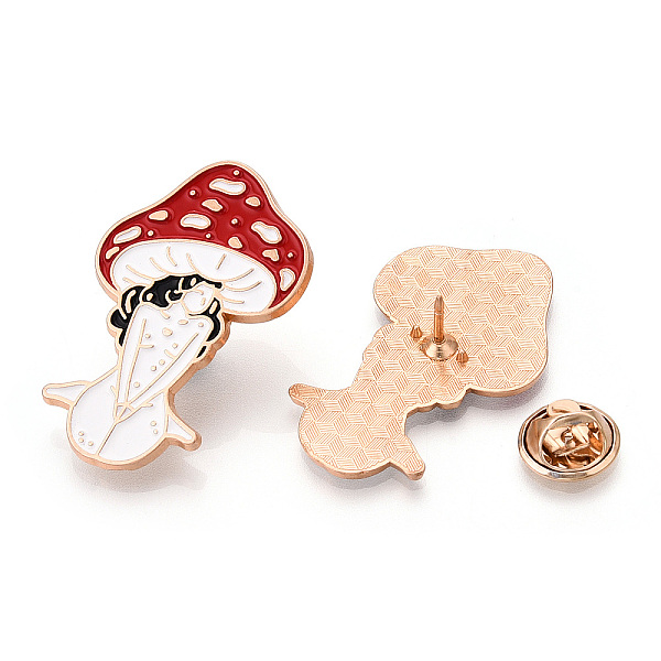 PandaHall Mushroom Girl Enamel Pin, Cartoon Alloy Brooch for Backpack Clothes, Light Gold, FireBrick, 38x23x2mm, Pin: 1mm Alloy+Enamel Red
PandaHall Mushroom Girl Enamel Pin, Cartoon Alloy Brooch for Backpack Clothes, Light Gold, FireBrick, 38x23x2mm, Pin: 1mm Alloy+Enamel Red