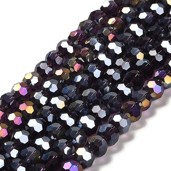 PandaHall Transparent Glass Beads, 32 Facets, AB Color Plated, Round, Indigo, 6x5.5mm, Hole: 1.2mm, about 91~93pcs/strand, 19.57''~19.92''..., Purple
PandaHall Transparent Glass Beads, 32 Facets, AB Color Plated, Round, Indigo, 6x5.5mm, Hole: 1.2mm, about 91~93pcs/strand, 19.57''~19.92''..., Purple