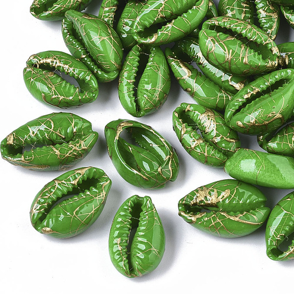 PandaHall Spray Painted Natural Cowrie Shell Beads, Drawbench, No Hole/Undrilled, Green, 18~21x12~15x7mm Cowrie Shell Shell Shape Green
PandaHall Spray Painted Natural Cowrie Shell Beads, Drawbench, No Hole/Undrilled, Green, 18~21x12~15x7mm Cowrie Shell Shell Shape Green