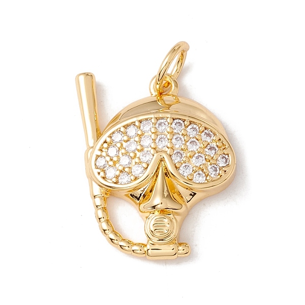 PandaHall Brass Micro Pave Cubic Zirconia Pendants, with Jump Ring, Long-Lasting Plated, Golden, Diver, Clear, 17x14x3.5mm Brass+Cubic...
PandaHall Brass Micro Pave Cubic Zirconia Pendants, with Jump Ring, Long-Lasting Plated, Golden, Diver, Clear, 17x14x3.5mm Brass+Cubic...