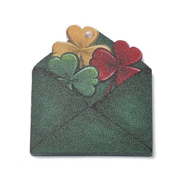 PandaHall Saint Patrick's Day Opaque Printed Acrylic Pendants, Envelope, 39.5x35x2mm, Hole: 2mm Acrylic Envelope Red
PandaHall Saint Patrick's Day Opaque Printed Acrylic Pendants, Envelope, 39.5x35x2mm, Hole: 2mm Acrylic Envelope Red