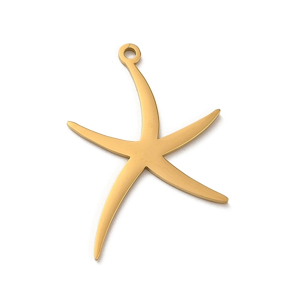 PandaHall 304 Stainless Steel Pendants, Laser Cut, Starfish Charm, Real 18K Gold Plated, 29x20x1mm, Hole: 1.5mm 304 Stainless Steel Starfish
PandaHall 304 Stainless Steel Pendants, Laser Cut, Starfish Charm, Real 18K Gold Plated, 29x20x1mm, Hole: 1.5mm 304 Stainless Steel Starfish