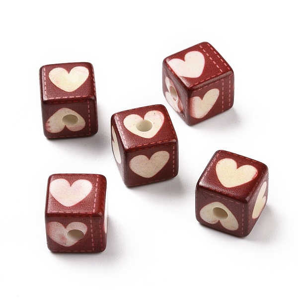 PandaHall Opaque Printed Acrylic Beads, Cube with Heart Pattern, White, 13.5x13.5x13.5mm, Hole: 3.8mm Acrylic Cube White
PandaHall Opaque Printed Acrylic Beads, Cube with Heart Pattern, White, 13.5x13.5x13.5mm, Hole: 3.8mm Acrylic Cube White