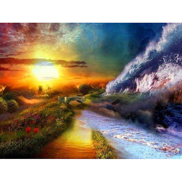 PandaHall DIY Beach Theme Sunset Scenery Diamond Painting Kits, Including Canvas, Resin Rhinestones, Diamond Sticky Pen, Tray Plate and Glue...
PandaHall DIY Beach Theme Sunset Scenery Diamond Painting Kits, Including Canvas, Resin Rhinestones, Diamond Sticky Pen, Tray Plate and Glue...
