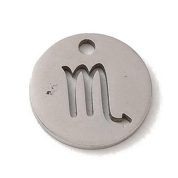 PandaHall 201 Stainless Steel Charms, Laser Cut, Flat Round with Constellation Charm, Scorpio, 12x1mm, Hole: 1.5mm 201 Stainless Steel...
PandaHall 201 Stainless Steel Charms, Laser Cut, Flat Round with Constellation Charm, Scorpio, 12x1mm, Hole: 1.5mm 201 Stainless Steel...