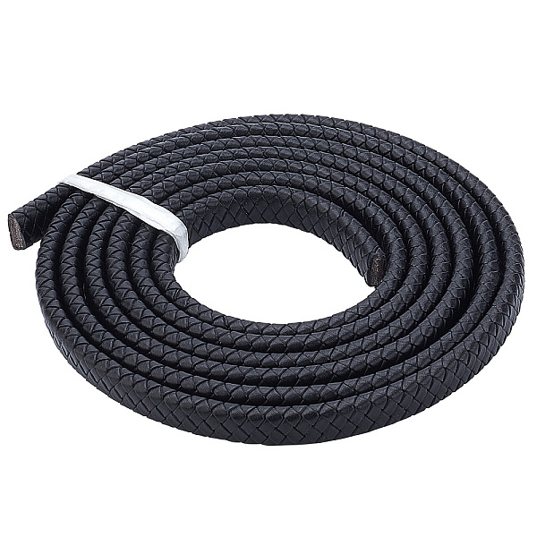 PandaHall GORGECRAFT 2 Yards 12mm Fold Flat Braided Genuine Leather Strap Cord Leather String Lace Strips Braiding String Roll for Jewelry..., Black
PandaHall GORGECRAFT 2 Yards 12mm Fold Flat Braided Genuine Leather Strap Cord Leather String Lace Strips Braiding String Roll for Jewelry..., Black