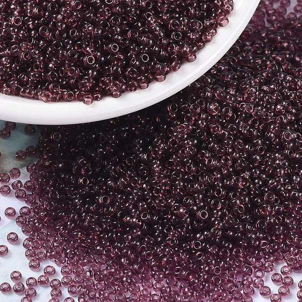 PandaHall MIYUKI Round Rocailles Beads, Japanese Seed Beads, 15/0, (RR153) Dark Smoky Amethyst, 15/0, 1.5mm, Hole: 0.7mm, about..., Purple
PandaHall MIYUKI Round Rocailles Beads, Japanese Seed Beads, 15/0, (RR153) Dark Smoky Amethyst, 15/0, 1.5mm, Hole: 0.7mm, about..., Purple
