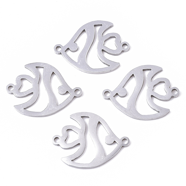 PandaHall 201 Stainless Steel Links connectors, Laser Cut, Fish, Stainless Steel Color, 15.5x20x1mm, Hole: 1.4mm 201 Stainless Steel Fish
PandaHall 201 Stainless Steel Links connectors, Laser Cut, Fish, Stainless Steel Color, 15.5x20x1mm, Hole: 1.4mm 201 Stainless Steel Fish