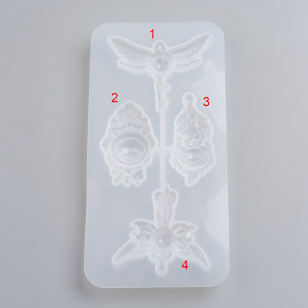 PandaHall Silicone Molds, Resin Casting Molds, For UV Resin, Epoxy Resin Jewelry Making, Dragonfly, Eye, Feather, White, 207x99x16mm...
PandaHall Silicone Molds, Resin Casting Molds, For UV Resin, Epoxy Resin Jewelry Making, Dragonfly, Eye, Feather, White, 207x99x16mm...