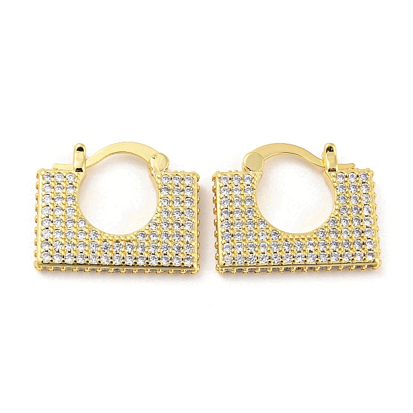 PandaHall Rectangle Shape Brass Micro Pave Clear Cubic Zirconia Thick Hoop Earrings, Long-Lasting Plated, Cadmium Free & Lead Free, Real 18K...
PandaHall Rectangle Shape Brass Micro Pave Clear Cubic Zirconia Thick Hoop Earrings, Long-Lasting Plated, Cadmium Free & Lead Free, Real 18K...