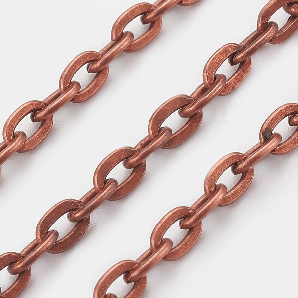 PandaHall Iron Cable Chains, Unwelded, with Spool, Flat Oval, Cadmium Free & Nickel Free & Lead Free, Red Copper, 5x3.3x0.9mm, about 164.04...
PandaHall Iron Cable Chains, Unwelded, with Spool, Flat Oval, Cadmium Free & Nickel Free & Lead Free, Red Copper, 5x3.3x0.9mm, about 164.04...