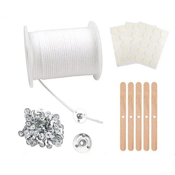 PandaHall Candle Making Tool Sets, including Cotton Wick, Wood Candle Wick Holder Bar, Wick Base, Adhesive Sticker, Mixed Color Cotton..., Multicolor
PandaHall Candle Making Tool Sets, including Cotton Wick, Wood Candle Wick Holder Bar, Wick Base, Adhesive Sticker, Mixed Color Cotton..., Multicolor