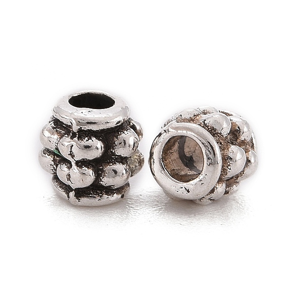PandaHall Tibetan Style Alloy Beads, Lead Free & Cadmium Free, Barrel, Antique Silver, 4x4mm, Hole: 2mm, about 9800pcs/1000g Alloy Barrel
PandaHall Tibetan Style Alloy Beads, Lead Free & Cadmium Free, Barrel, Antique Silver, 4x4mm, Hole: 2mm, about 9800pcs/1000g Alloy Barrel