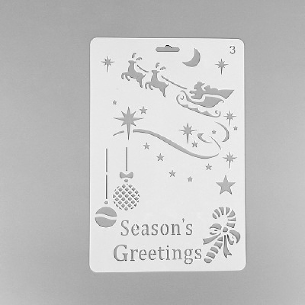 PandaHall Creative Christmas Plastic Drawing Stencil, Hollow Hand Accounts Ruler Templat, For DIY Scrapbooking, White, 25.9x17.2cm Plastic...
PandaHall Creative Christmas Plastic Drawing Stencil, Hollow Hand Accounts Ruler Templat, For DIY Scrapbooking, White, 25.9x17.2cm Plastic...