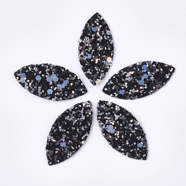 PandaHall Polyester Cloth Pendants, Single-Sided Glitter Sequins/Paillette, Random Back Color, Horse Eye, Black, 40x19x1mm, Hole: 2mm...
PandaHall Polyester Cloth Pendants, Single-Sided Glitter Sequins/Paillette, Random Back Color, Horse Eye, Black, 40x19x1mm, Hole: 2mm...