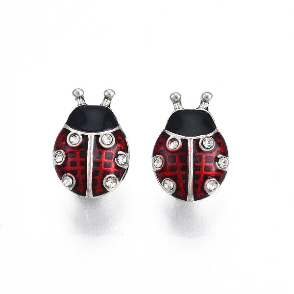 PandaHall Rack Plating Alloy Enamel European Charms, with Crystal Rhinestone, Large Hole Beads, Cadmium Free & Lead Free, Antique Silver..., Clear
PandaHall Rack Plating Alloy Enamel European Charms, with Crystal Rhinestone, Large Hole Beads, Cadmium Free & Lead Free, Antique Silver..., Clear