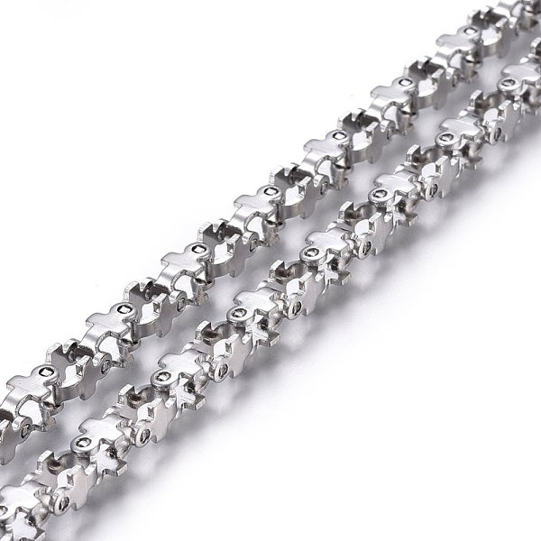 PandaHall 304 Stainless Steel Link Chains, Unwelded, Cross, Stainless Steel Color, 5mm, Link: 8x5x5mm 304 Stainless Steel
PandaHall 304 Stainless Steel Link Chains, Unwelded, Cross, Stainless Steel Color, 5mm, Link: 8x5x5mm 304 Stainless Steel