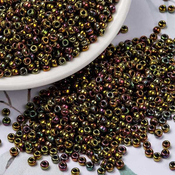 PandaHall MIYUKI Round Rocailles Beads, Japanese Seed Beads, (RR615) Metallic Gold Iris, 8/0, 3mm, Hole: 1mm, about 2111~2277pcs/50g Glass...
PandaHall MIYUKI Round Rocailles Beads, Japanese Seed Beads, (RR615) Metallic Gold Iris, 8/0, 3mm, Hole: 1mm, about 2111~2277pcs/50g Glass...