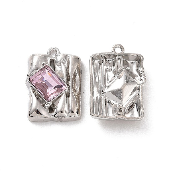 PandaHall Rack Plating Alloy Glass Pendants, Cadmium Free & Lead Free & Nickle Free, Platinum Tone Rectangle Charms, Pearl Pink, 20x14x5mm...
PandaHall Rack Plating Alloy Glass Pendants, Cadmium Free & Lead Free & Nickle Free, Platinum Tone Rectangle Charms, Pearl Pink, 20x14x5mm...