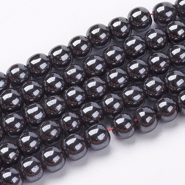 PandaHall Non-Magnetic Synthetic Hematite Beads Strands, Round, 6mm, Hole: 1mm, about 65pcs/strand, 15.5 inch Non-magnetic Hematite Round..., Black
PandaHall Non-Magnetic Synthetic Hematite Beads Strands, Round, 6mm, Hole: 1mm, about 65pcs/strand, 15.5 inch Non-magnetic Hematite Round..., Black