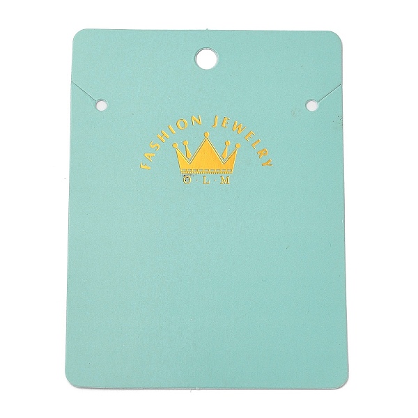 PandaHall Rectangle Paper Necklace Display Cards with Hanging Hole, Crown Print Jewelry Display Card for Necklace Storage, Aqua..., Cyan
PandaHall Rectangle Paper Necklace Display Cards with Hanging Hole, Crown Print Jewelry Display Card for Necklace Storage, Aqua..., Cyan