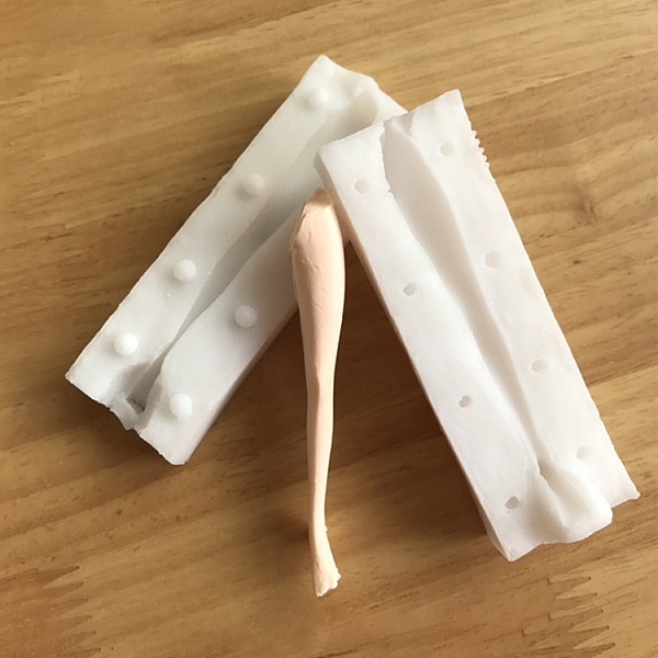 PandaHall DIY Silicone Craft Doll Body Mold, for Fondant, Polymer Clay Making, Epoxy Resin, Doll Making, Leg, White, 98x32x22mm Silicone...
PandaHall DIY Silicone Craft Doll Body Mold, for Fondant, Polymer Clay Making, Epoxy Resin, Doll Making, Leg, White, 98x32x22mm Silicone...