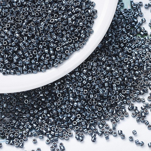 PandaHall MIYUKI Delica Beads, Cylinder, Japanese Seed Beads, 11/0, (DB0453) Galvanized Gunmetal, 1.3x1.6mm, Hole: 0.8mm, about 2000pcs/10g..., Black
PandaHall MIYUKI Delica Beads, Cylinder, Japanese Seed Beads, 11/0, (DB0453) Galvanized Gunmetal, 1.3x1.6mm, Hole: 0.8mm, about 2000pcs/10g..., Black