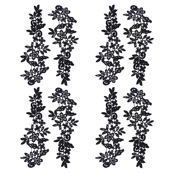 PandaHall Polyester Embroidery Lace Applique Patch, Sewing Craft Decoration, Flower, Black, 90x250x1.5mm Polyester Flower Black
PandaHall Polyester Embroidery Lace Applique Patch, Sewing Craft Decoration, Flower, Black, 90x250x1.5mm Polyester Flower Black