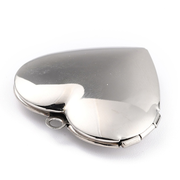 PandaHall 316 Stainless Steel Locket Pendants, Photo Frame Charms for Necklaces, Manual Polishing, Heart, Stainless Steel Color, 29x29x6.5mm...
PandaHall 316 Stainless Steel Locket Pendants, Photo Frame Charms for Necklaces, Manual Polishing, Heart, Stainless Steel Color, 29x29x6.5mm...
