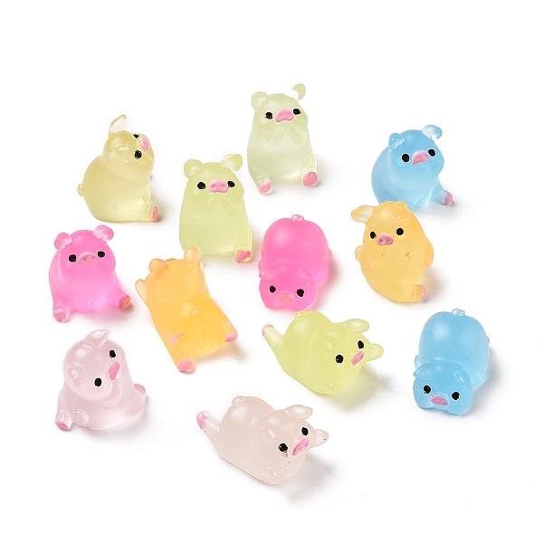 PandaHall Lovely 3D Luminous Transparent Resin Cabochons, Pig, Mixed Color, 25x20x18mm Resin Pig Multicolor
PandaHall Lovely 3D Luminous Transparent Resin Cabochons, Pig, Mixed Color, 25x20x18mm Resin Pig Multicolor