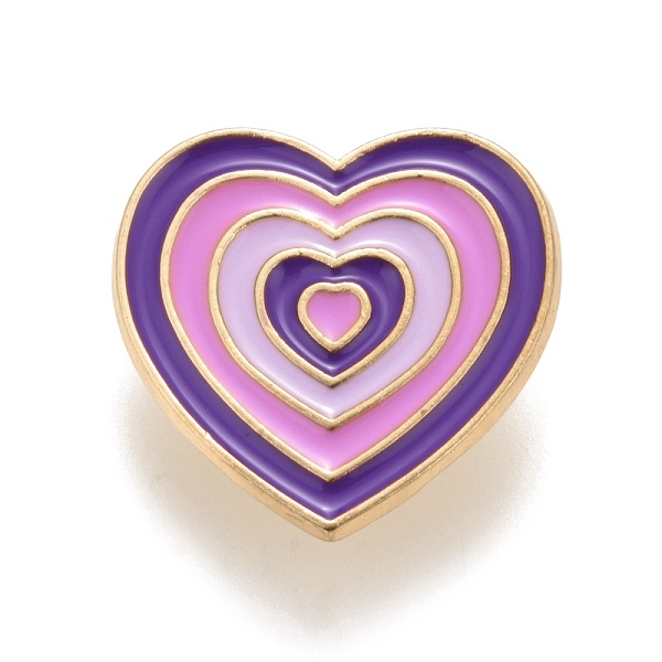 PandaHall Heart Enamel Pin, Creative Alloy Badge for Backpack Clothes, Golden, Purple, 24x23x1.5mm Alloy+Enamel Purple
PandaHall Heart Enamel Pin, Creative Alloy Badge for Backpack Clothes, Golden, Purple, 24x23x1.5mm Alloy+Enamel Purple
