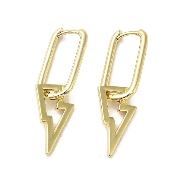 PandaHall Lightning Bolt Real 18K Gold Plated Brass Dangle Hoop Earrings, with Enamel, Yellow, 37.5x11.5mm Brass Lightning Bolt Yellow
PandaHall Lightning Bolt Real 18K Gold Plated Brass Dangle Hoop Earrings, with Enamel, Yellow, 37.5x11.5mm Brass Lightning Bolt Yellow