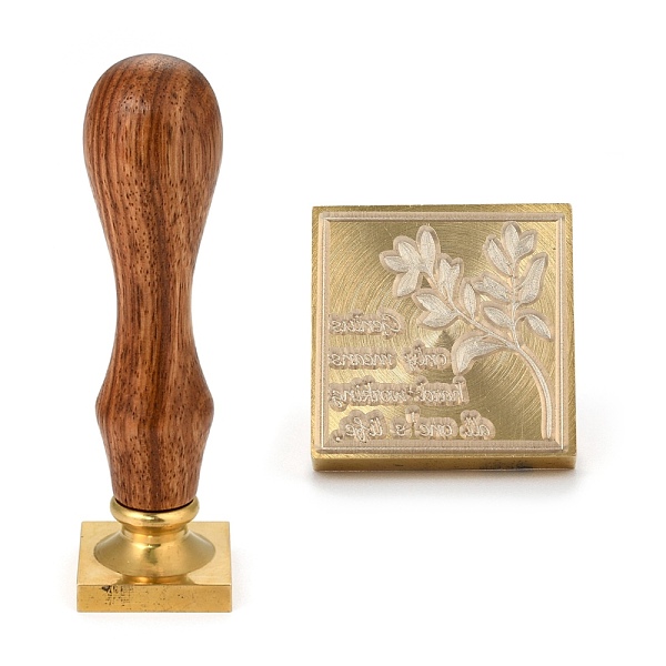 PandaHall Brass Retro Wax Sealing Stamp, with Wooden Handle for Post Decoration DIY Card Making, Word, Flower Pattern, 90x25x25mm Brass...
PandaHall Brass Retro Wax Sealing Stamp, with Wooden Handle for Post Decoration DIY Card Making, Word, Flower Pattern, 90x25x25mm Brass...
