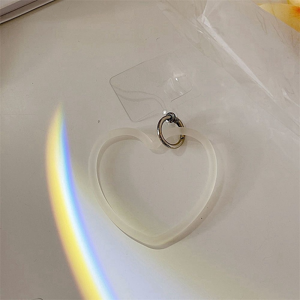 PandaHall Silicone Love Heart Mobile Straps, Anti-drop Wristlet Straps, Mobile Phone Case Accessories Decoration, Snow, 8~10cm Silicone..., White
PandaHall Silicone Love Heart Mobile Straps, Anti-drop Wristlet Straps, Mobile Phone Case Accessories Decoration, Snow, 8~10cm Silicone..., White