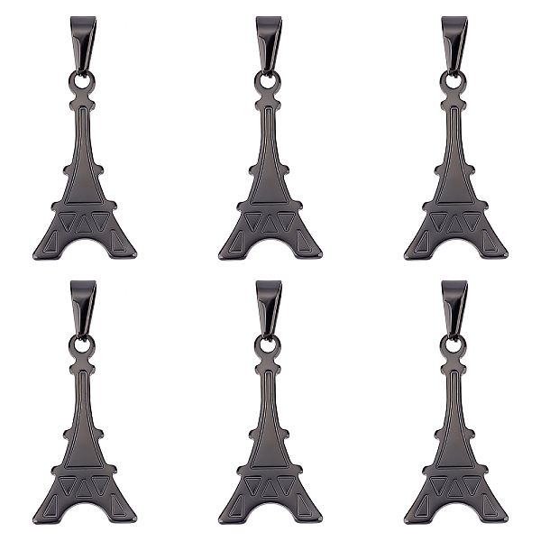 PandaHall Unicraftale 304 Stainless Steel Pendants, Tower, Gunmetal, 35x18.5x1.5mm, 6pcs/box 304 Stainless Steel Others
PandaHall Unicraftale 304 Stainless Steel Pendants, Tower, Gunmetal, 35x18.5x1.5mm, 6pcs/box 304 Stainless Steel Others