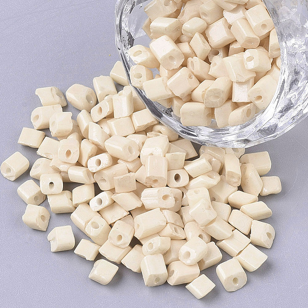 PandaHall 6/0 Baking Paint Glass Seed Beads, Oblique Cut Beads, Opaque Colours, PapayaWhip, 6/0, 4~8x3.5~4.5x2.5~3mm, Hole: 0.9mm, about..., Orange
PandaHall 6/0 Baking Paint Glass Seed Beads, Oblique Cut Beads, Opaque Colours, PapayaWhip, 6/0, 4~8x3.5~4.5x2.5~3mm, Hole: 0.9mm, about..., Orange