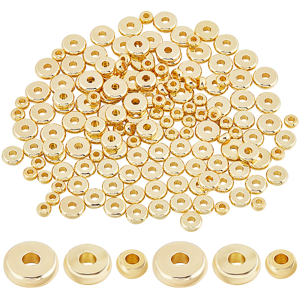 PandaHall CREATCABIN 180Pcs Flat Round Spacers Beads 18K Gold Plated Brass Disc Beads Rondelle Smooth Metal Spacers Beads Tiny Loose Donut...
PandaHall CREATCABIN 180Pcs Flat Round Spacers Beads 18K Gold Plated Brass Disc Beads Rondelle Smooth Metal Spacers Beads Tiny Loose Donut...