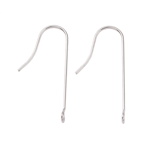 PandaHall 316 Surgical Stainless Steel Earring Hooks, with Vertical Loops, Stainless Steel Color, 28x3mm, Hole: 1.8mm, 21 Gauge, Pin: 0.7mm...
PandaHall 316 Surgical Stainless Steel Earring Hooks, with Vertical Loops, Stainless Steel Color, 28x3mm, Hole: 1.8mm, 21 Gauge, Pin: 0.7mm...