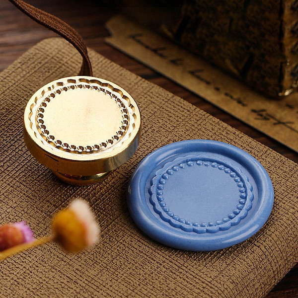 PandaHall Golden Plated Wax Seal Brass Stamp Head, for Wax Seal Stamp, Round, 25x14.5mm, Hole: 7mm Brass Round
PandaHall Golden Plated Wax Seal Brass Stamp Head, for Wax Seal Stamp, Round, 25x14.5mm, Hole: 7mm Brass Round