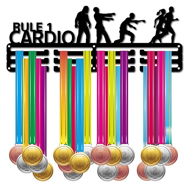 PandaHall Fashion Iron Medal Hanger Holder Display Wall Rack, 3 Lines, with Screws, Sports Themed Pattern, 150x400mm Iron Sports Black
PandaHall Fashion Iron Medal Hanger Holder Display Wall Rack, 3 Lines, with Screws, Sports Themed Pattern, 150x400mm Iron Sports Black