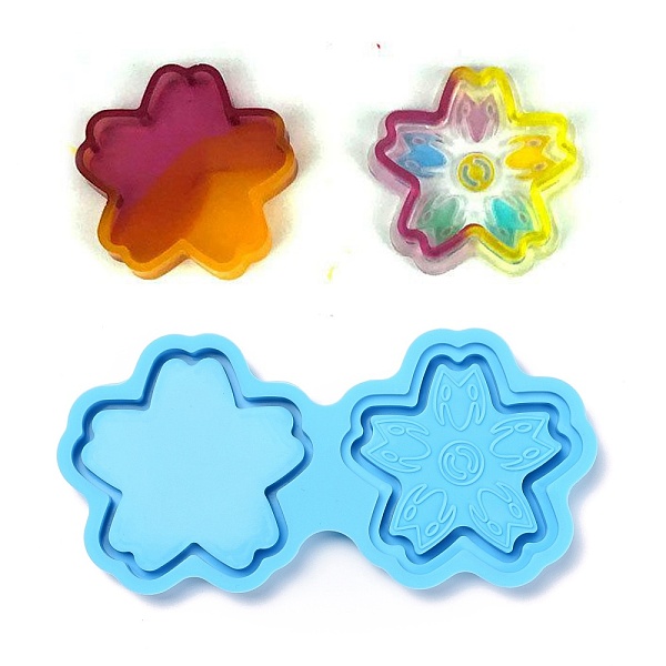 PandaHall Shaker Mold, DIY Quicksand Jewelry Silicone Molds, Resin Casting Molds, For UV Resin, Epoxy Resin Jewelry Making, Flower, Deep Sky...
PandaHall Shaker Mold, DIY Quicksand Jewelry Silicone Molds, Resin Casting Molds, For UV Resin, Epoxy Resin Jewelry Making, Flower, Deep Sky...