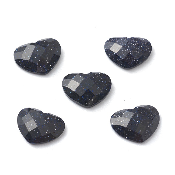 PandaHall Synthetic Blue Goldstone Cabochons, Faceted, Heart, 9x11x3.5mm Blue Goldstone Heart
PandaHall Synthetic Blue Goldstone Cabochons, Faceted, Heart, 9x11x3.5mm Blue Goldstone Heart
