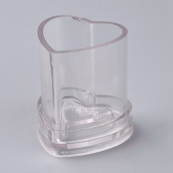 PandaHall Plastic Candle Molds, for Candle Making Tools, Heart, Clear, 53x55x60.5mm, Hole: 2mm, Inner Size: about 43x43mm Plastic Clear
PandaHall Plastic Candle Molds, for Candle Making Tools, Heart, Clear, 53x55x60.5mm, Hole: 2mm, Inner Size: about 43x43mm Plastic Clear