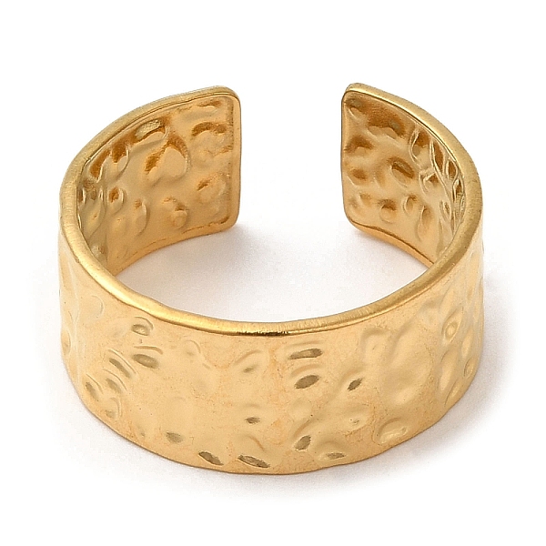 PandaHall 304 Stainless Steel Hammered Band Open Cuff Ring, Real 14K Gold Plated, Inner Diameter: 18mm 304 Stainless Steel
PandaHall 304 Stainless Steel Hammered Band Open Cuff Ring, Real 14K Gold Plated, Inner Diameter: 18mm 304 Stainless Steel