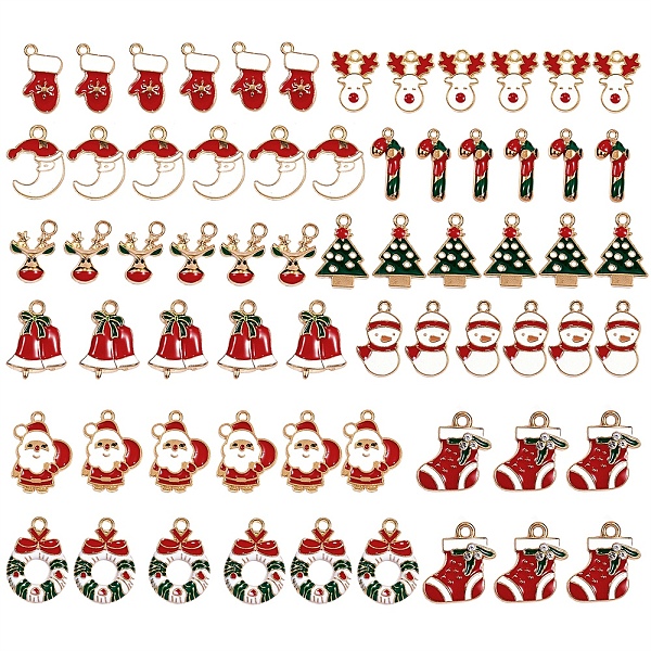 PandaHall Alloy Enamel Pendants, for Christmas, Mixed Shapes, Light Gold, Mixed Color, 66pcs/box Alloy+Enamel Mixed Shapes Multicolor
PandaHall Alloy Enamel Pendants, for Christmas, Mixed Shapes, Light Gold, Mixed Color, 66pcs/box Alloy+Enamel Mixed Shapes Multicolor