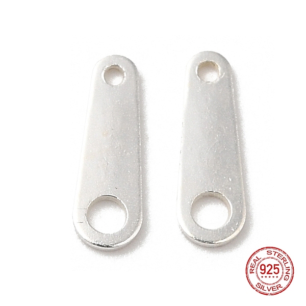 PandaHall 925 Sterling Silver Links, Chain Tabs, with 925 Stamp, Silver, 8x2.5x0.4mm, Hole: 0.7&1.4mm Sterling Silver
PandaHall 925 Sterling Silver Links, Chain Tabs, with 925 Stamp, Silver, 8x2.5x0.4mm, Hole: 0.7&1.4mm Sterling Silver