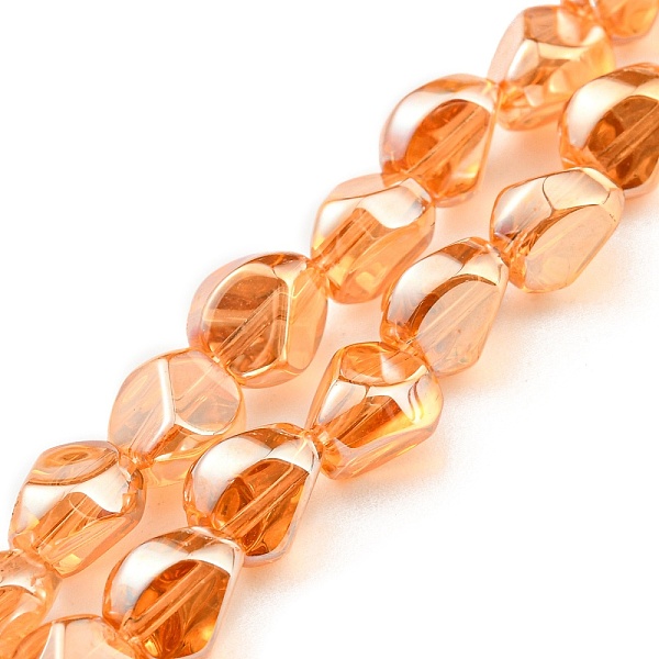 PandaHall Pearl Luster Plated Electroplate Transparent Glass Beads Strands, Faceted Polygon, Sandy Brown, 7.5x6x6.8mm, Hole: 1mm, about...
PandaHall Pearl Luster Plated Electroplate Transparent Glass Beads Strands, Faceted Polygon, Sandy Brown, 7.5x6x6.8mm, Hole: 1mm, about...