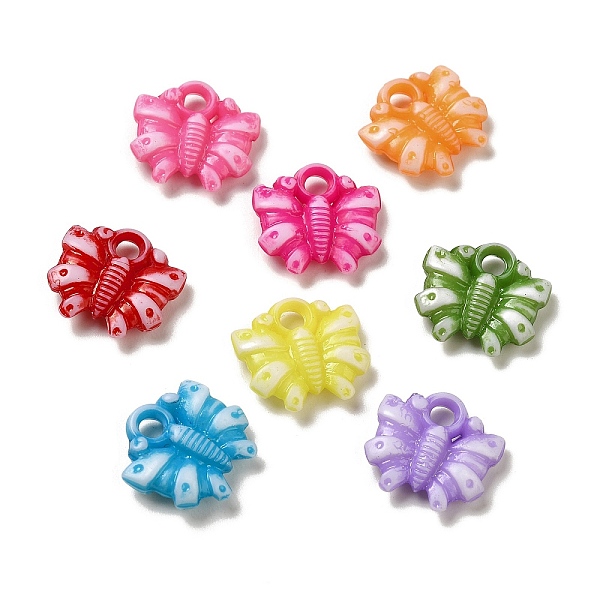 PandaHall Opaque Acrylic Pendants, Craft Style, Butterfly, Mixed Color, 16.5x17.5x4.5mm, Hole: 3mm, 847pcs/500g Acrylic Butterfly Multicolor
PandaHall Opaque Acrylic Pendants, Craft Style, Butterfly, Mixed Color, 16.5x17.5x4.5mm, Hole: 3mm, 847pcs/500g Acrylic Butterfly Multicolor